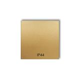 MINI Klawisz pojedynczy do łączników IP44 złoty