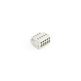 Gniazdo MCS‑MINI Classic 5‑biegunowe jasnoszare raster 3,5 mm 734‑105 WAGO