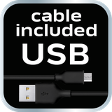 Latarka czołowa akumulatorowa USB 250 lm COB LED + czujnik ruchu