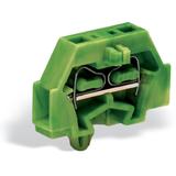 Złączka 2‑przewodowa 1,5mm2 żółto‑zielona ze stopką montażową 260‑317 /50szt./ WAGO