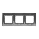 Simon 54 Premium Ramka 3-krotna PREMIUM do puszek karton-gips IP20 / IP44 antracyt DRK3/48 KONTAKT