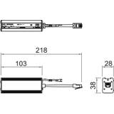 RJ45 S-E100 4-B Ogranicznik RJ45 ochr. podst.