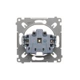 Simon 54 Gniazdo wtyczkowe z uziemieniem (mechanizm) 16A 250V szybkozłączka SGZ1CM KONTAKT