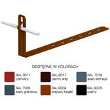 AN-20K/LA/-N Uchwyt dach.regul.pros.Z-zag. L=42cm,H=13,5cm /LA/