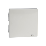 Merten, System M, klawisz pojedynczy IP44, biały polarny