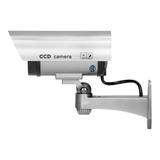 Atrapa kamery monitorującej CCTV, bateryjna, srebrna CD-3/G ORNO