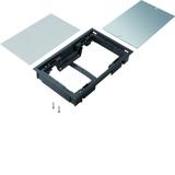 tehalit.VE-EE Pokrywa pełna płytki montaż E04 147X247 8mm czarny PA BDE04089005 HAGER