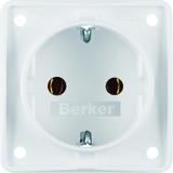 BERKER Integro Flow Gniazdo SCHUKO biały 947782502 HAGER
