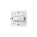 Simon 82 Pokrywa łącznika pokrętnego (4 pozycje) biała