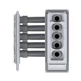 univers Łącznik narożny 5-polowy 12x5mm ZM75S HAGER