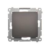 Simon 54 Przycisk pojedynczy zwierny bez piktogramu 10A szybkozłączka brąz mat