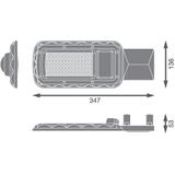 Oprawa uliczna URBAN LITE M 50W 865 IP65 GY