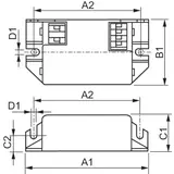 HF-M BLUE 124 SH TL/TL5/PL-L 230-240V Statecznik elektroniczny