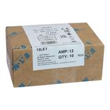 12A 240V AC TYPE T FUSE(10) Wkładka szybka 12A AC 240V DC 150V BS88 18x56 mm aR BS 12LET EATON