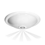 ROVO PC plafon oświetleniowy z czujnikiem ruchu 360st 2x40W E27 IP20 policarbon mleczny CL/2xE27R-2