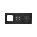 Simon 54 Touch Panel dotykowy S54 Touch 3 moduły 1 pole dotykowe + 4 pola dotykowe + 1 otwór na osprzęt S54 zastygła lawa DSTR3140/73 KONTAKT