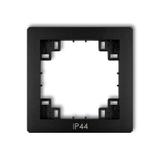 DECO Ramka pośrednia do łączników IP44 czarna mat