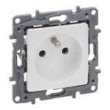 Niloe Selection - Gniazdo 2P+Z 16A - 250 V (Bez Przesłony Zaciski Śrubowe) Perła 762440 LEGRAND