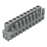 MCS-MIDI Classic gniazdo 10-bieg. szare raster 5 mm /50szt./ WAGO
