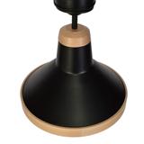 plafon Salma 3xE27 czarny MLP6297 Milagro