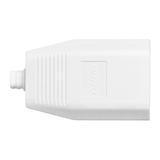 Gniazdo płaskie bez uziemienia, 2,5A, 250V, biały poliwęglan, 50 sztuka OR-AE-13242/W/50 ORNO