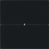 BERKER B.IQ Przycisk podwójny komfort szkło czarne 75162592 HAGER