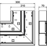 GS-DFS70210RW, Naroże płaskie 70X210 CZ.B.