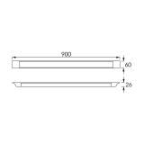 Oświetleniowa oprawa liniowa SMD LED BARY LED 27W 4000K