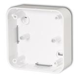 LIZA Puszka montażowa pojedyncza biała