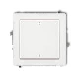 DECO Mechanizm łącznika dwubiegunowego biały