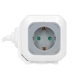 Przedłużacz 4 krotny (Schuko) ładowarka 2xUSB 1,4m H05VV-F 3x1,5mm2 szaro-biały OR-AE-13144(GS) ORNO