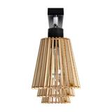 DELOS 3P E27, oprawa ścienno-sufitowa, max. 3x60W, czarna, drewno