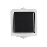 TEKNO Łącznik hermetyczny dwubiegunowy schodowy śrubowy 10AX 250V szary IP54 25349 KANLUX