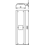 AIKA/DAT15040, POKRYWA Z OTWOREM DO MONT.KASET