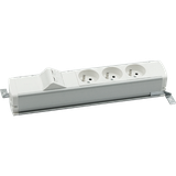"Simon 480 TS48-110E400K0-30 Listwa standardowa 4 gn. typ E i płytka 2xRJ45 keystone