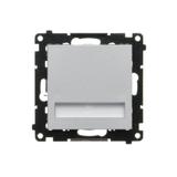 Simon 55 Oprawa oświetleniowa LED 14V* (0,56 W) Barwa zimna biała 5900K Aluminium mat TOS5K14.01/143 KONTAKT