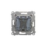 Simon 54 Łącznik schodowy bez piktogramu 16A 250V zaciski śrubowe srebrny mat DW6A.01/X/43 KONTAKT