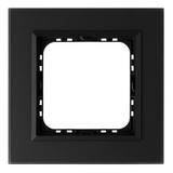 SONATA Ramka pojedyncza - kolor czarne szkło szron