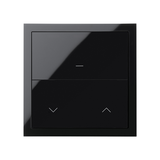 Simon 100 Panel 1-krotny: iO 1 klawisz Master+1 klawisz roletowy Master czarny