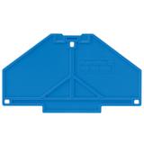PAP PRV/PPV4 BL Płytka końcowa (styki), 70 mm x 3 mm, niebieski /10szt./ 1268010000 WEIDMÜLLER