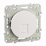Odace, gniazdo komputerowe RJ45 kat.5 UTP, DIY, biały