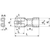NASUWKA PRZEWODOWA MSE 6,3/2 SN (100 SZT.)