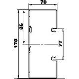 GS-S70170FS, Kanał podparapetowy symetryczny