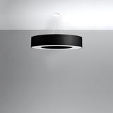 Sollux Żyrandol SATURNO 90 czarny SL.0796