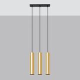 Sollux Lampa Wisząca LAGOS 3 złoty połysk SL.1201