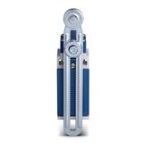 Łącznik w obudowie z tworzywa, 1NC+1NO, dźwignia z rolką metalową