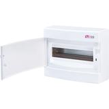 Rozdzielnica natynkowa 1x12 drzwi białe ECT12PO 001101006 ETI