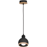 Milagro lampa wisząca Oval E27 czarna MLP7045