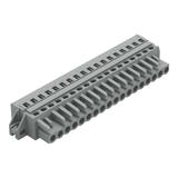 MCS-MIDI Classic gniazdo 18-bieg. szare raster 5 mm /10szt./ WAGO