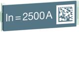 ACB HW1 Wtyczka z oznaczeniem znamionowym wyłącznika 2500A dostarczane luzem
